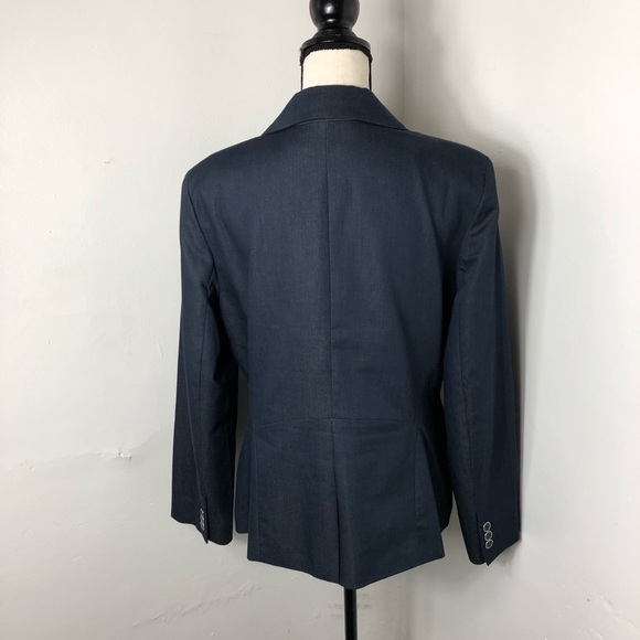 New York & Company Blue Denim Blazer Jacket Plus - Picture 5 of 8